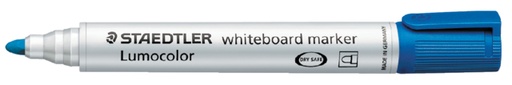 [920383] Viltstift Staedtler Lumocolor 351 whiteboard rond blauw 2mm