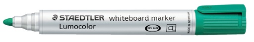 [920384] Viltstift Staedtler Lumocolor 351 whiteboard rond groen 2mm