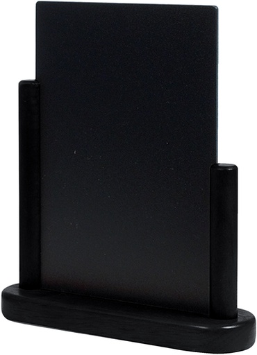 [552001] Ardoise de table Securit 230x200x60mm bois noir