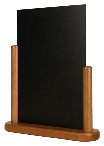 [552003] Ardoise de table Securit 323x270x71mm bois teck