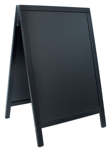 [552050] Panneau trottoir Securit 550x850x30mm bois noir