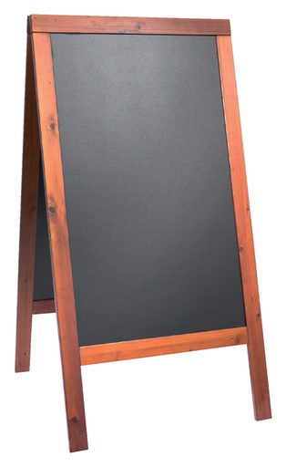 [552054] Panneau de trottoir Securit 700x1250x40mm bois acajou