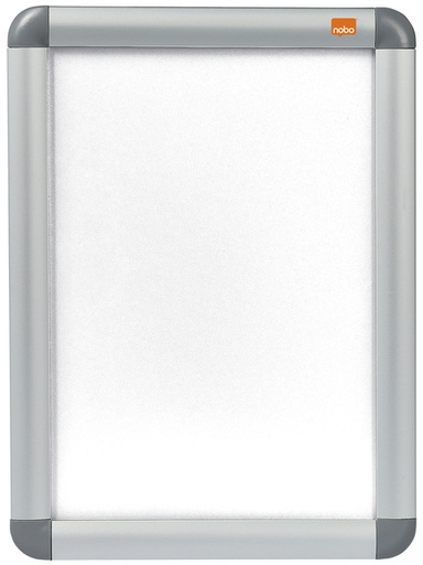 [919990] Porte-affiche clipsable Nobo Premium Plus A4 aluminium