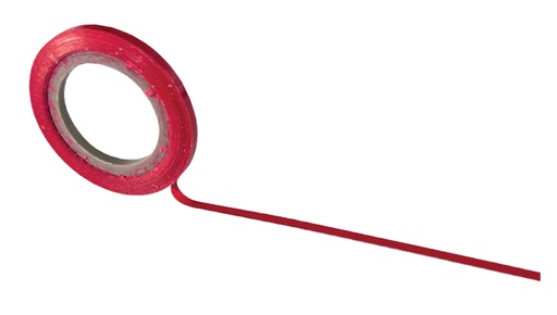 [920759] Ruban de matrice autocollant 3mmx10m rouge