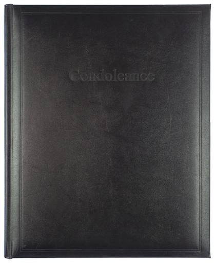 [270084] Condoleancealbum Kangaro 260x210mm zwart