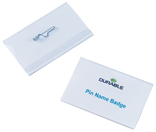 [921232] Badge Durable 8004 met speld 54x90mm