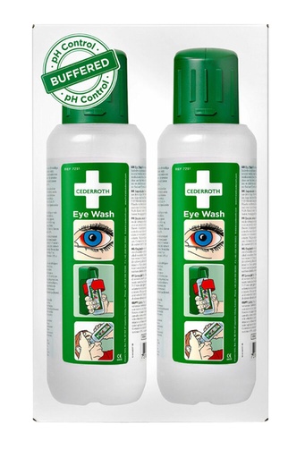 [892537] Douche oculaire Cederroth 500ml 2 pièces