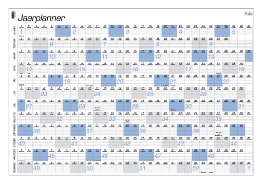 [336047] Jaarplankalender 2026 Quantore A1 84x57cm