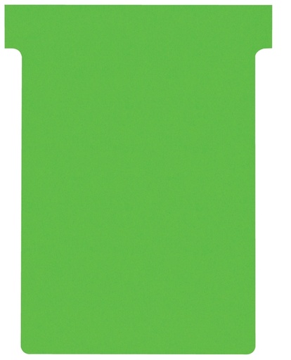 [950875] T-kaart Nobo nr.3 80mm groen 100 stuks