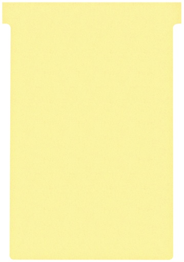 [950884] Fiche-T planning Nobo n°4 112mm jaune 100 pièces