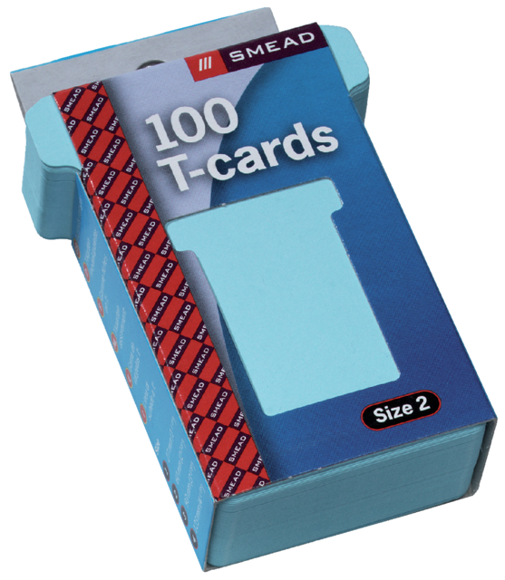 Planbord T-kaart Jalema formaat 2 48mm blauw