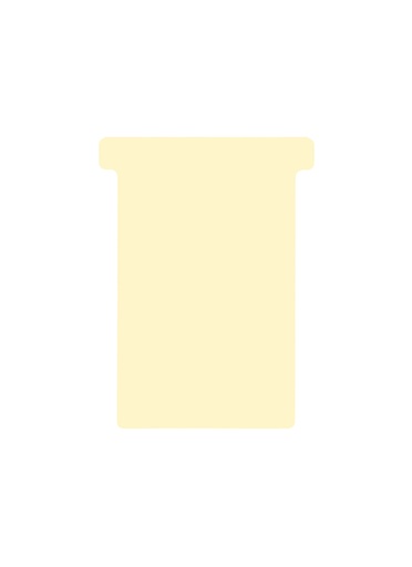 [950831] Fiche-T pour planning Djois Format 3 77mm beige 100 pièces