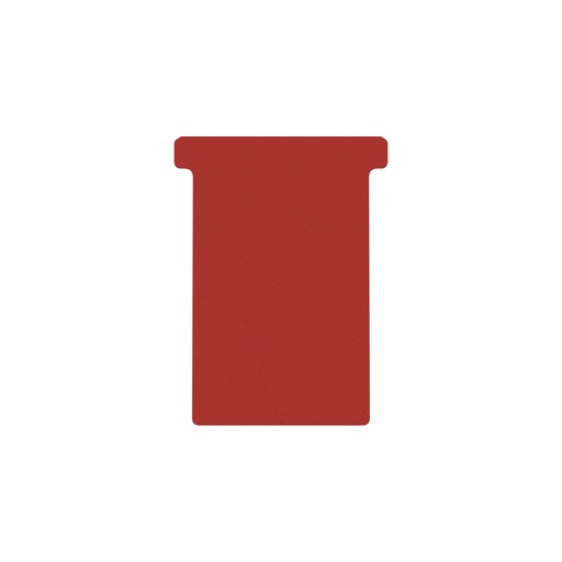 [950832] T-kaart Djois formaat 3 77mm rood 100 stuks