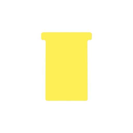 [950835] T-kaart Djois formaat 3 77mm geel 100 stuks