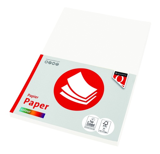 [129658] Papier copieur Quantore Colour A4 80g blanc 100 feuilles