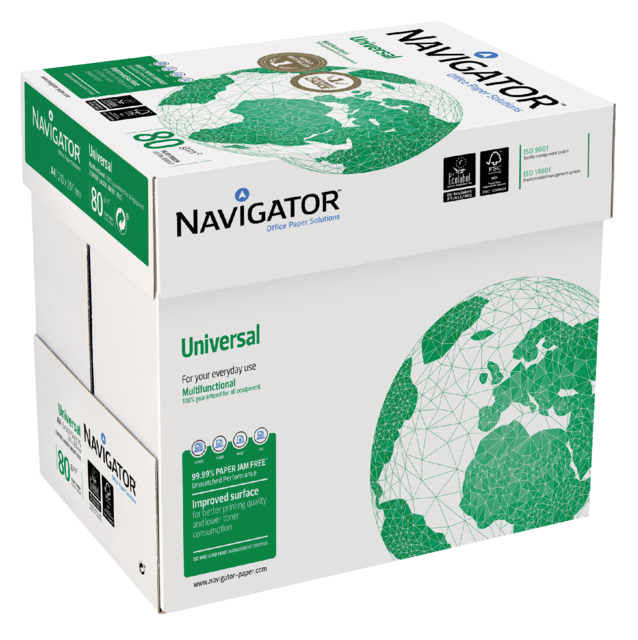 Papier copieur Navigator Universal Nonstop A4 80g blanc