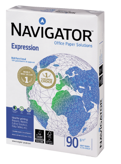 Papier copieur Navigator Expression A3 90g blanc 500 feuilles