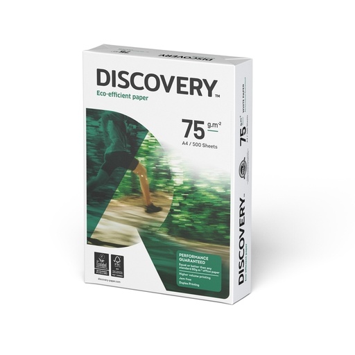 [129103] Kopieerpapier Discovery A4 75gr wit 500 vel