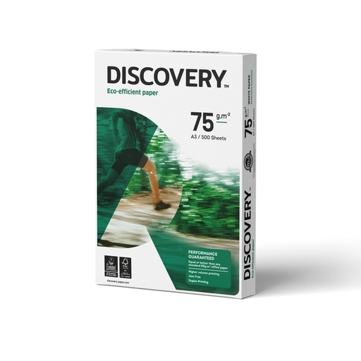 [129104] Kopieerpapier Discovery A3 75gr wit 500 vel
