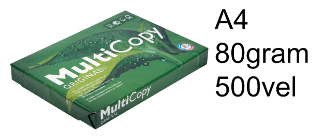 Papier copieur Multicopy A4 80g blanc 500 feuilles