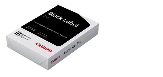 Kopieerpapier Canon Black Label Zero A4 75gr wit 500vel