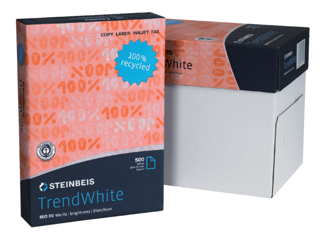 Kopieerpapier Steinbeis No2 A4 80gr wit 500vel