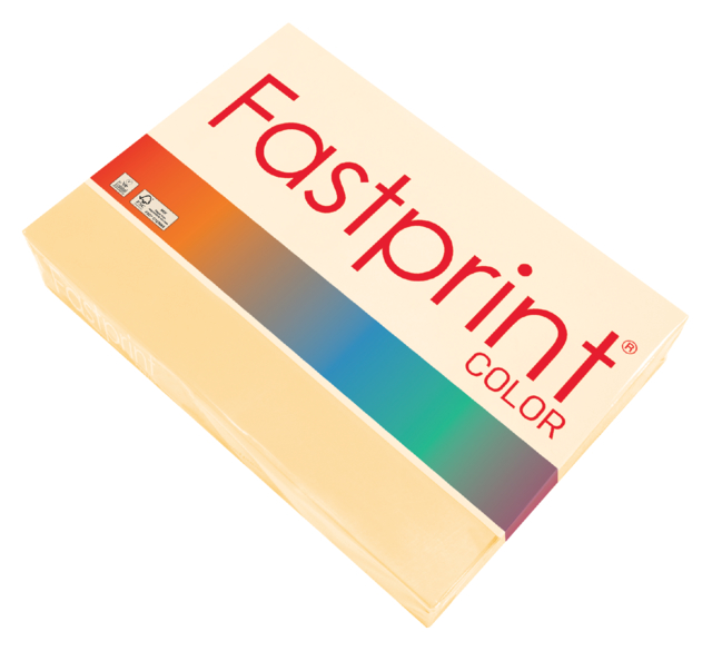 Papier copieur Fastprint A4 80g chamois foncé 500 feuilles