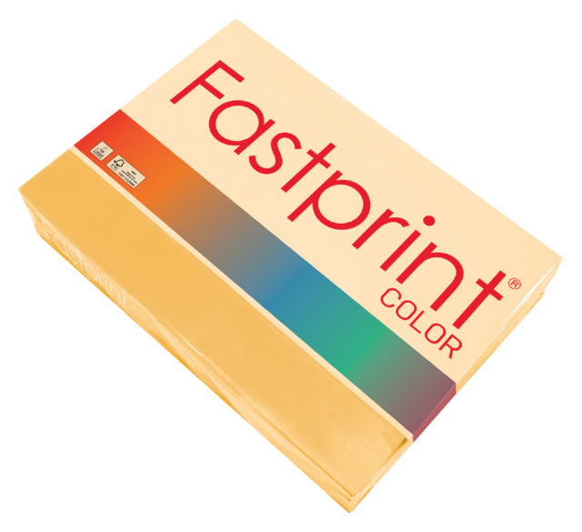 Papier copieur Fastprint A4 80g jaune d’or 500 feuilles