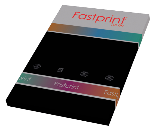 Papier copieur Fastprint A4 120g noir 100 feuilles