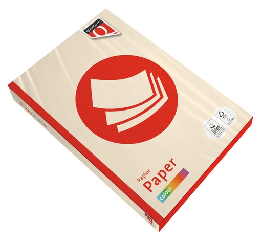 [746054] Papier copieur Quantore Colour A4 120g crème 250 feuilles