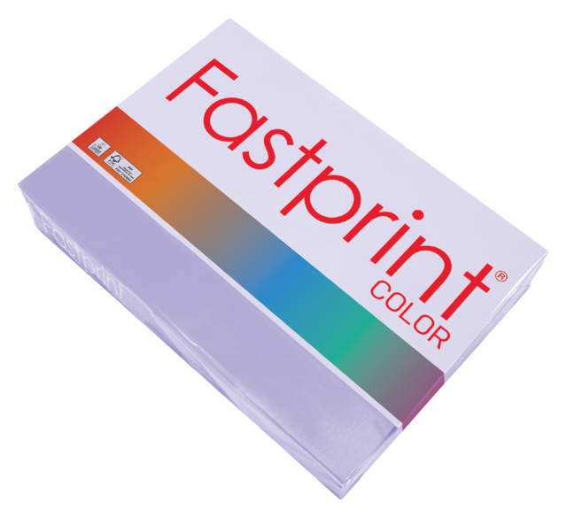 Papier copieur Fastprint A4 120g lilas 250 feuilles