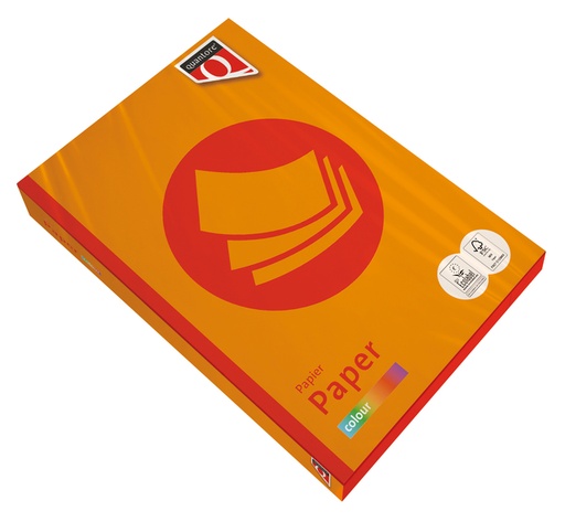 [746056] Papier copieur Quantore Colour A4 120g orange 250 feuilles