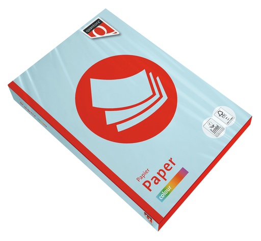[746033] Papier copieur Quantore Colour A4 160g bleu clair 250 feuilles
