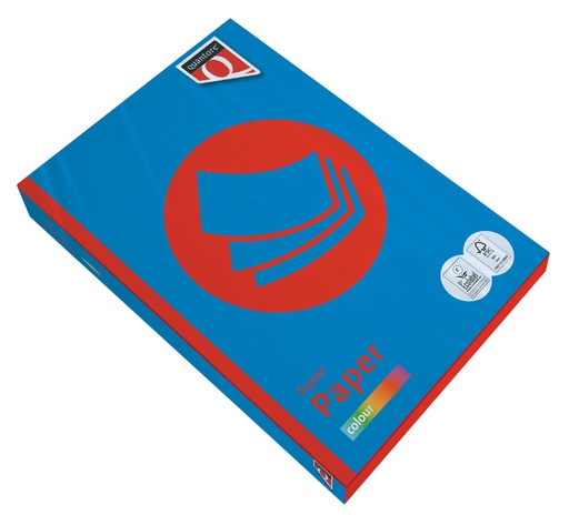 [746013] Papier copieur Quantore Colour A4 160g bleu intense 250 feuilles