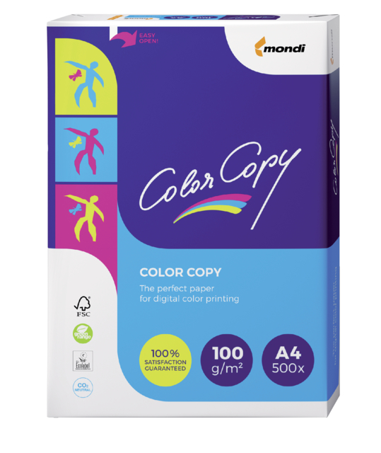 Laserpapier Color Copy A4 100gr wit 500vel