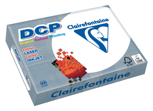 Laserpapier Clairefontaine DCP A4 80gr wit 500vel