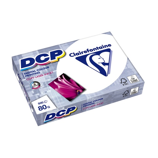 [130011] Laserpapier Clairefontaine DCP A4 80gr wit 500 vel