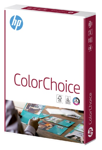[102759] Papier laser couleur HP Color Choice A4 90g blanc 500 feuilles