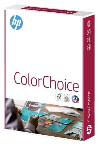 [102770] Papier laser couleur HP Color Choice A4 120g blanc 250 feuilles