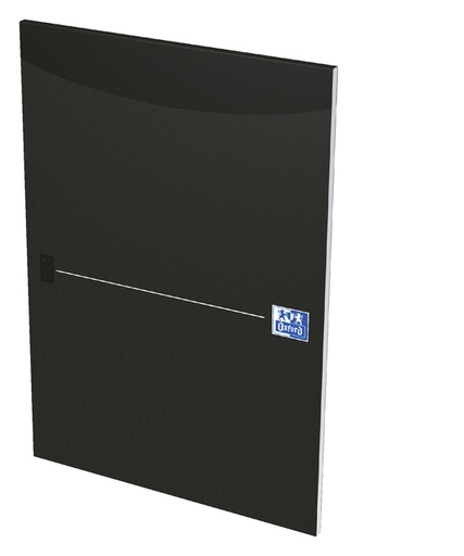 [040198] Schrijfblok Oxford Office Smart A4 lijn 50 vel 80-90gr zwart