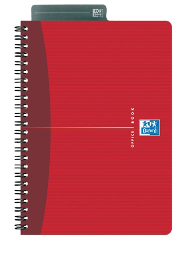 [011338] Bloc à spirale Oxford Essentials A5 ligné 180 pages 80g assorti