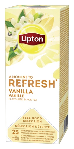 [899975] Thé Lipton Refresh Vanille 25x 1,5g