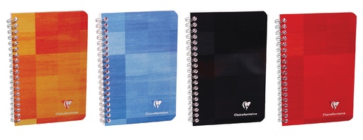 [034000] Carnet de notes Clairefontaine 75x120mm ligné spirale 100 pages