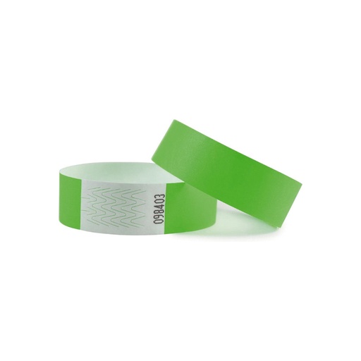[505259] Bracelet Combicraft Tyvek vert 100 pièces