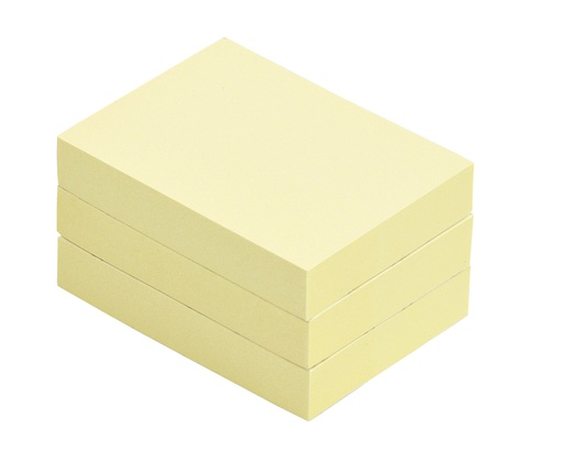 [392606] Memoblok Quantore 38x51mm geel 3 stuks